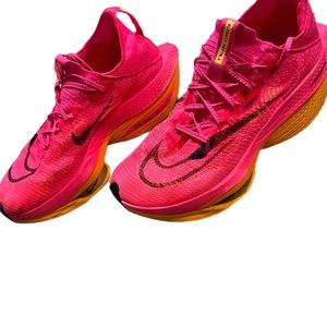 Nike Air Zoom Alphafly Next% Hyper Pink Black Orange Womens 8.5